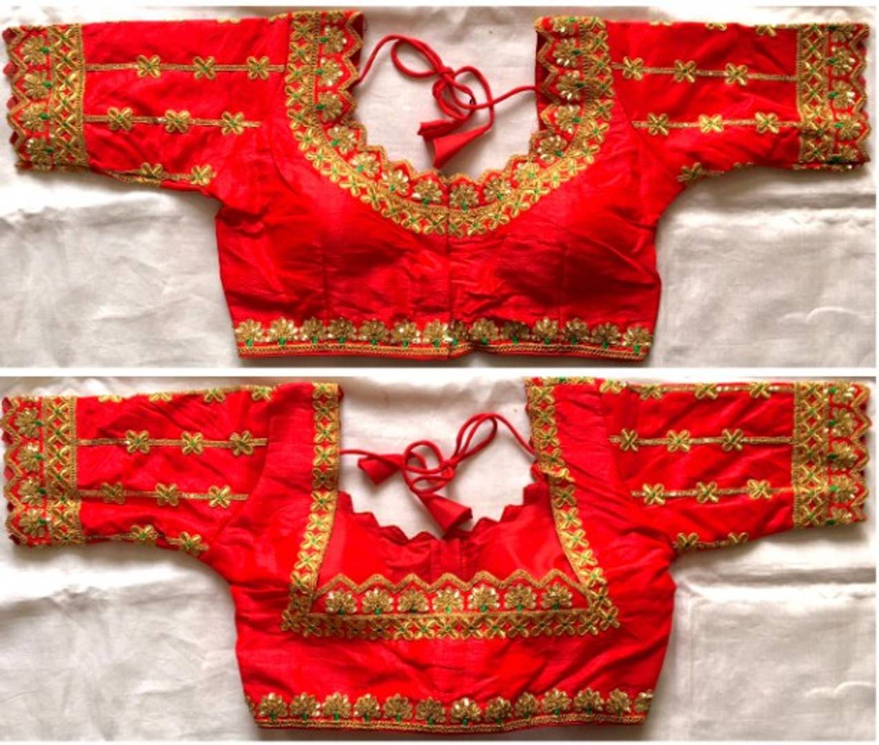 Latest Beautiful Silk Blend Zari Stitched Blouse